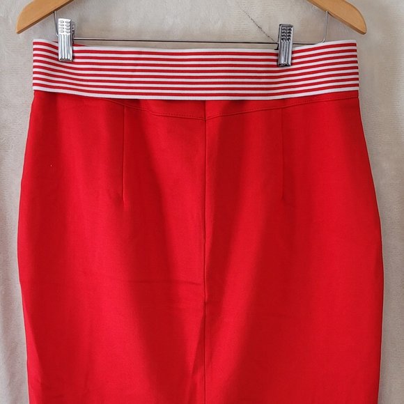 NWT Cherry red Comma soft jersey skirt - Picture 2 of 4